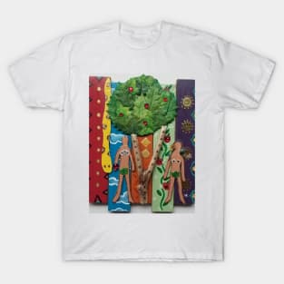 Adam and Eve by Harriette Knight T-Shirt